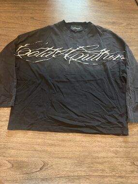 Cold Culture Black Long-Sleeve Graphic Men's Shirt